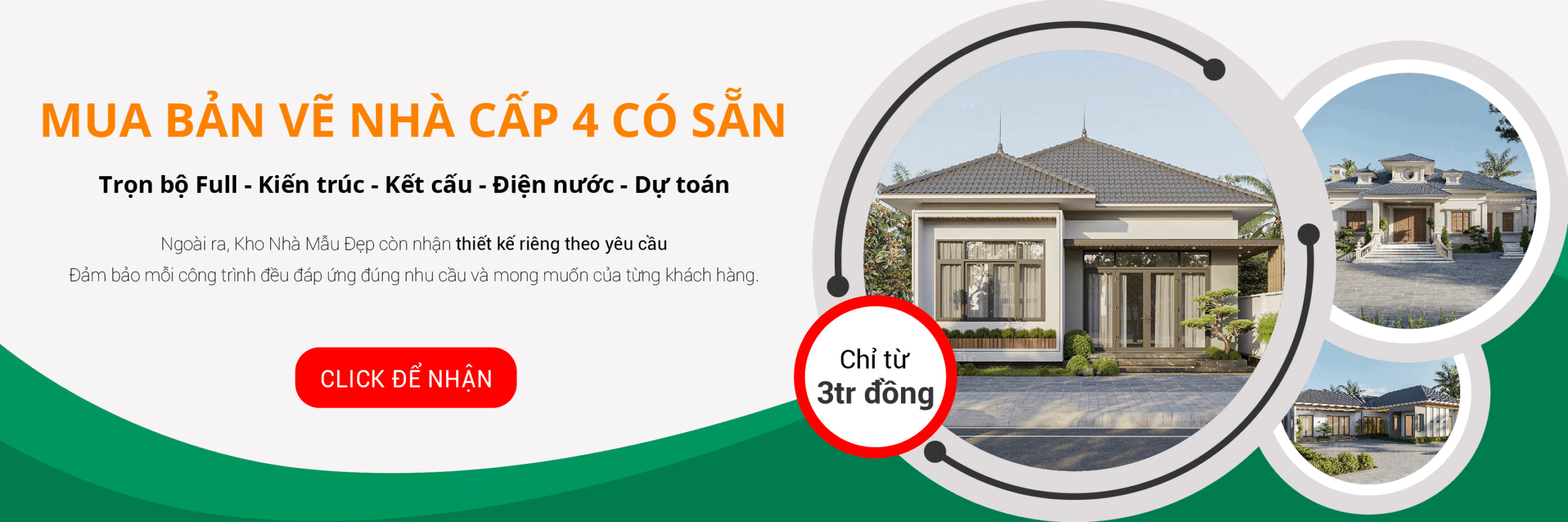 nhà cấp 4 mái Thái