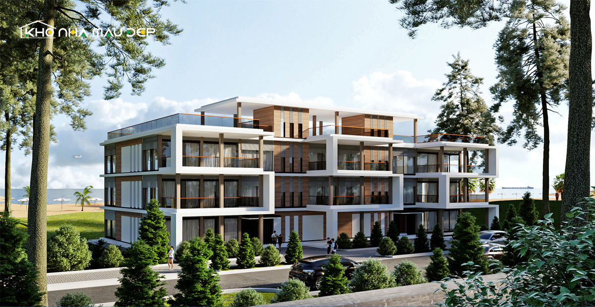 biệt thự 4 tầng