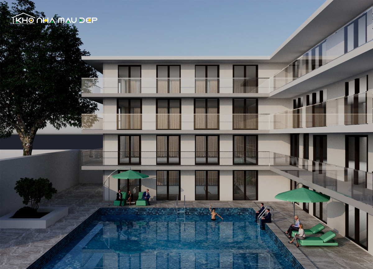 biệt thự 4 tầng