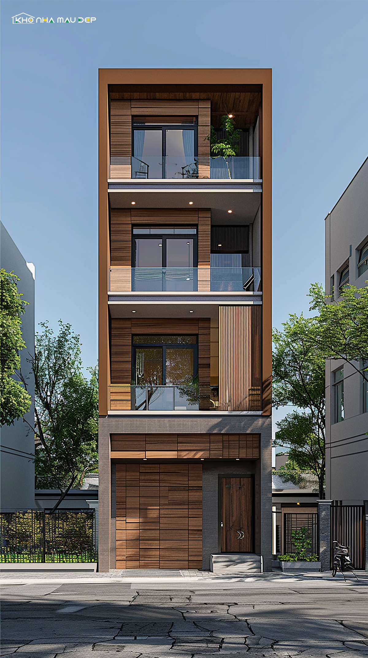 biệt thự 4 tầng