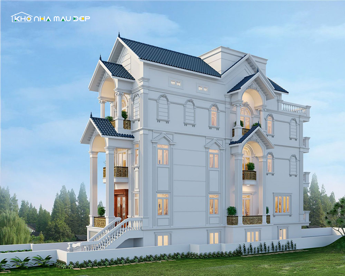 biệt thự 4 tầng