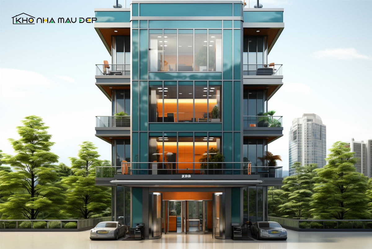 biệt thự 4 tầng