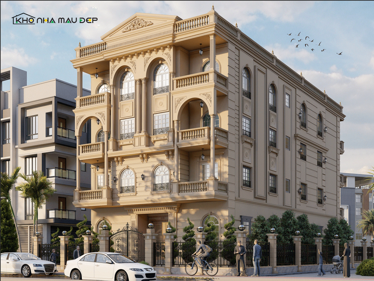 biệt thự 4 tầng