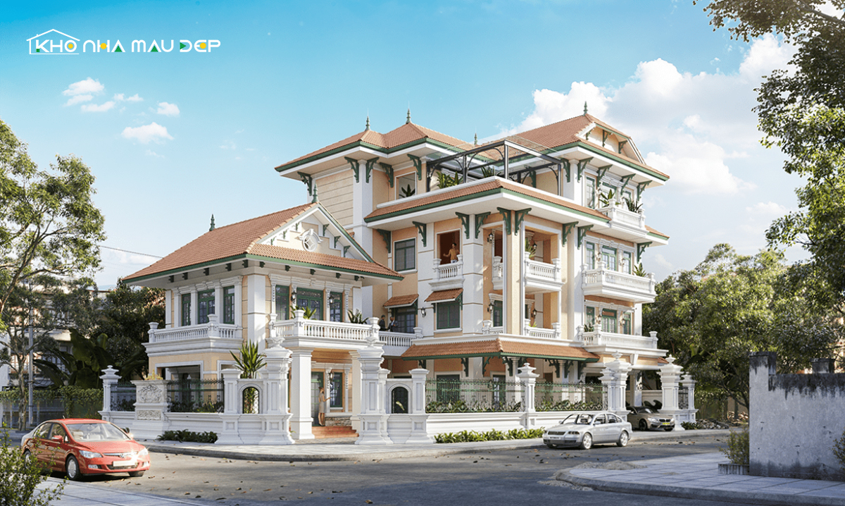 biệt thự 4 tầng