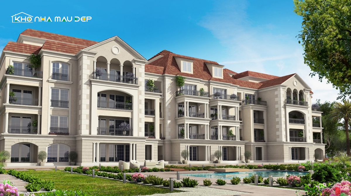 biệt thự 4 tầng