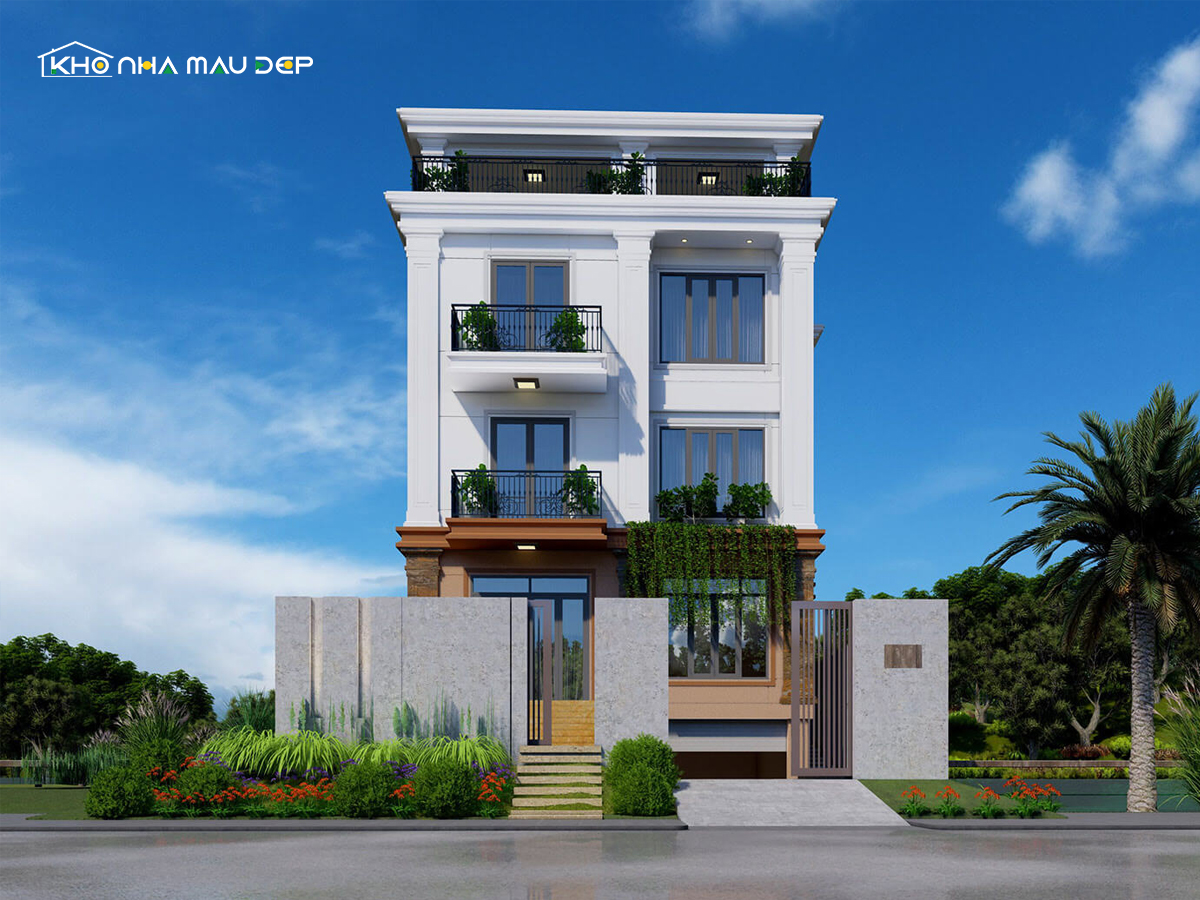 biệt thự 4 tầng
