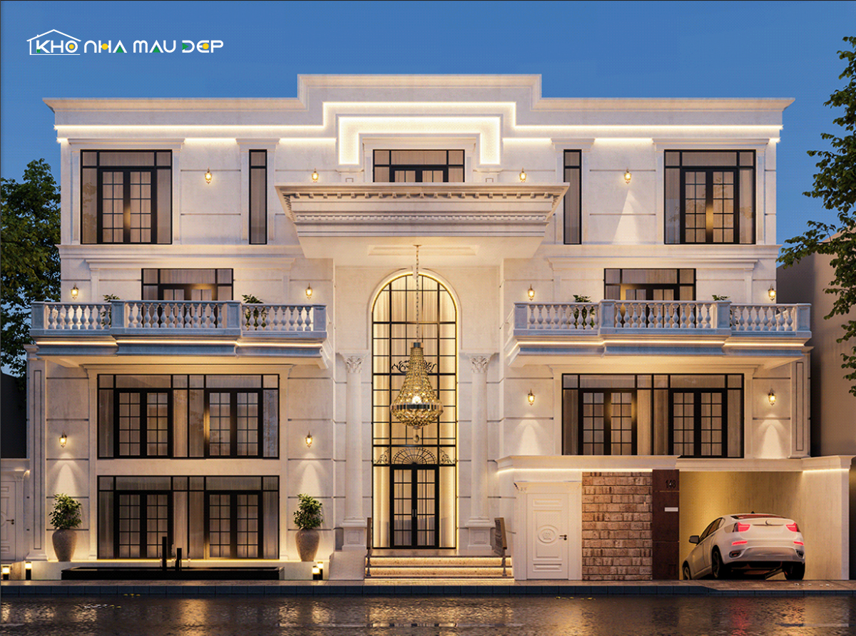 biệt thự 4 tầng