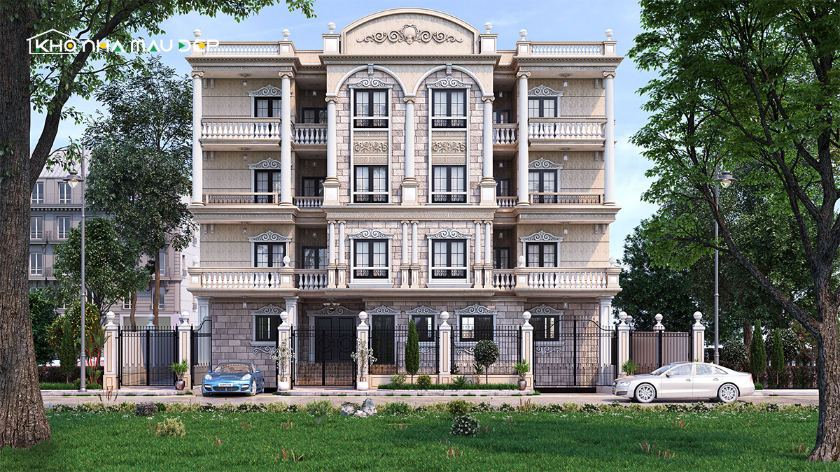 biệt thự 4 tầng