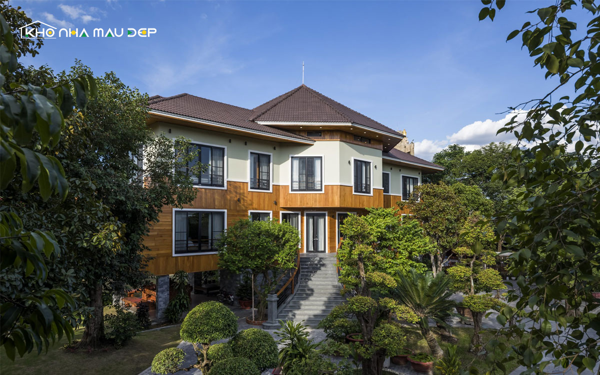 Thiết kế biệt thự 2 tầng phong cách hiện đại