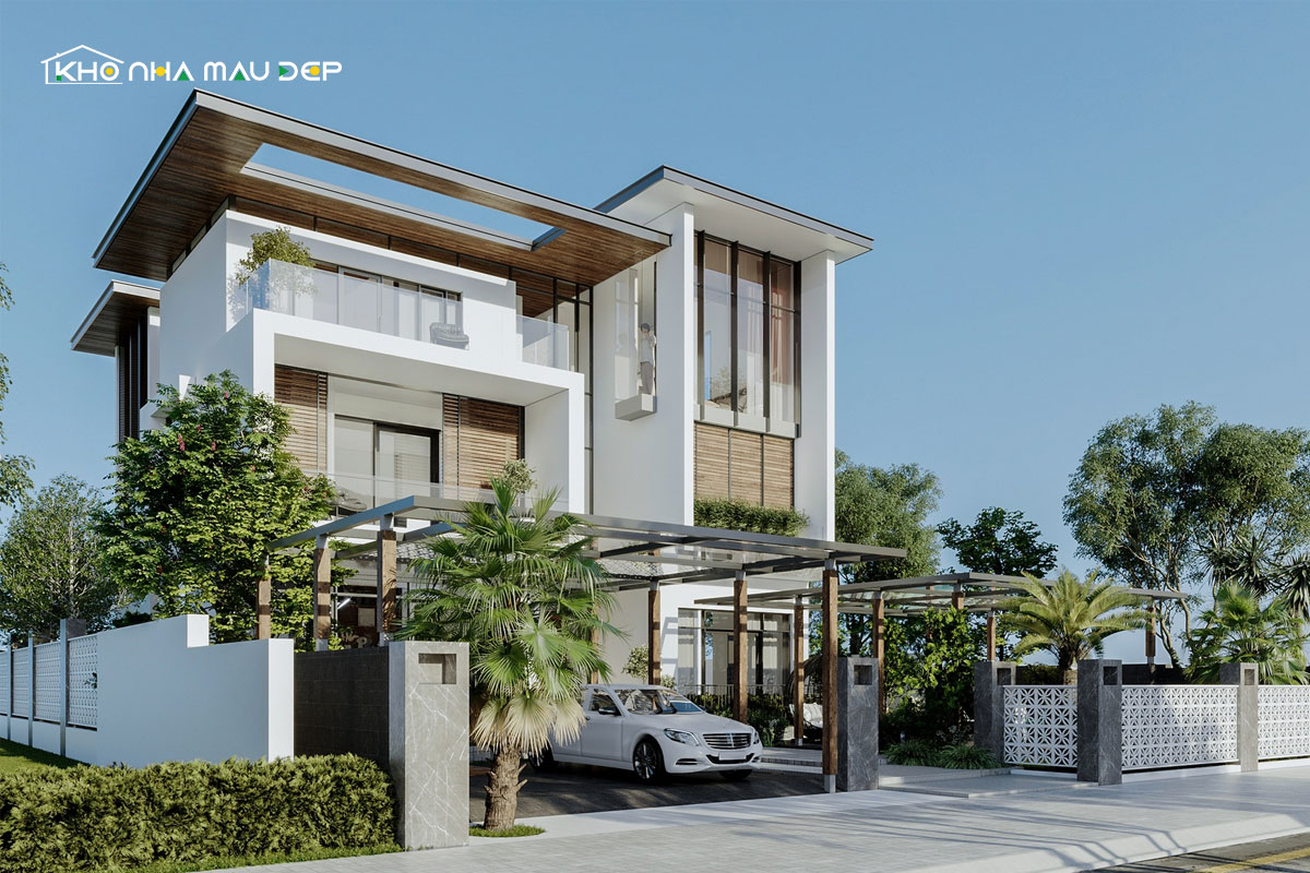 Lựa chọn phong cách thiết kế biệt thự hiện đại rõ ràng