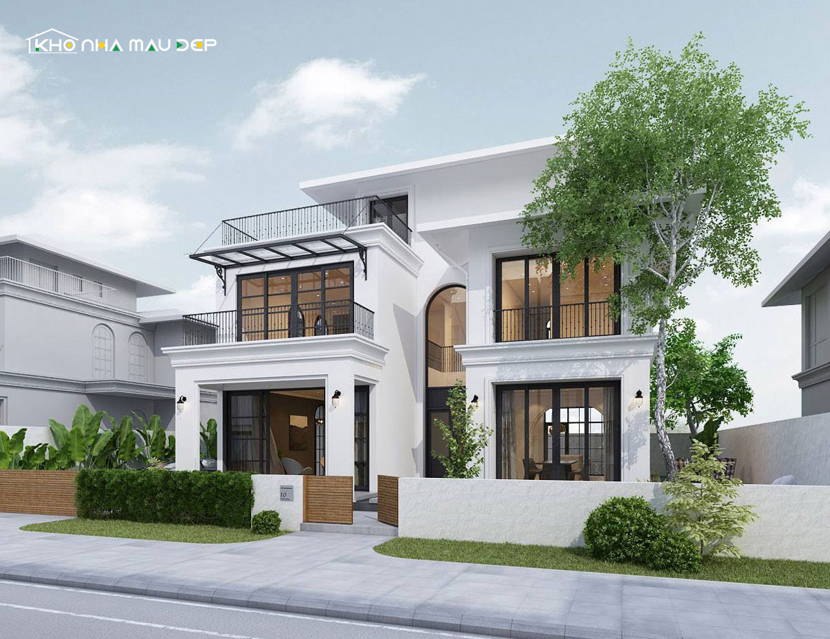 Mẫu thiết kế biệt thự 3 tầng hiện đại tiện nghi, đẳng cấp