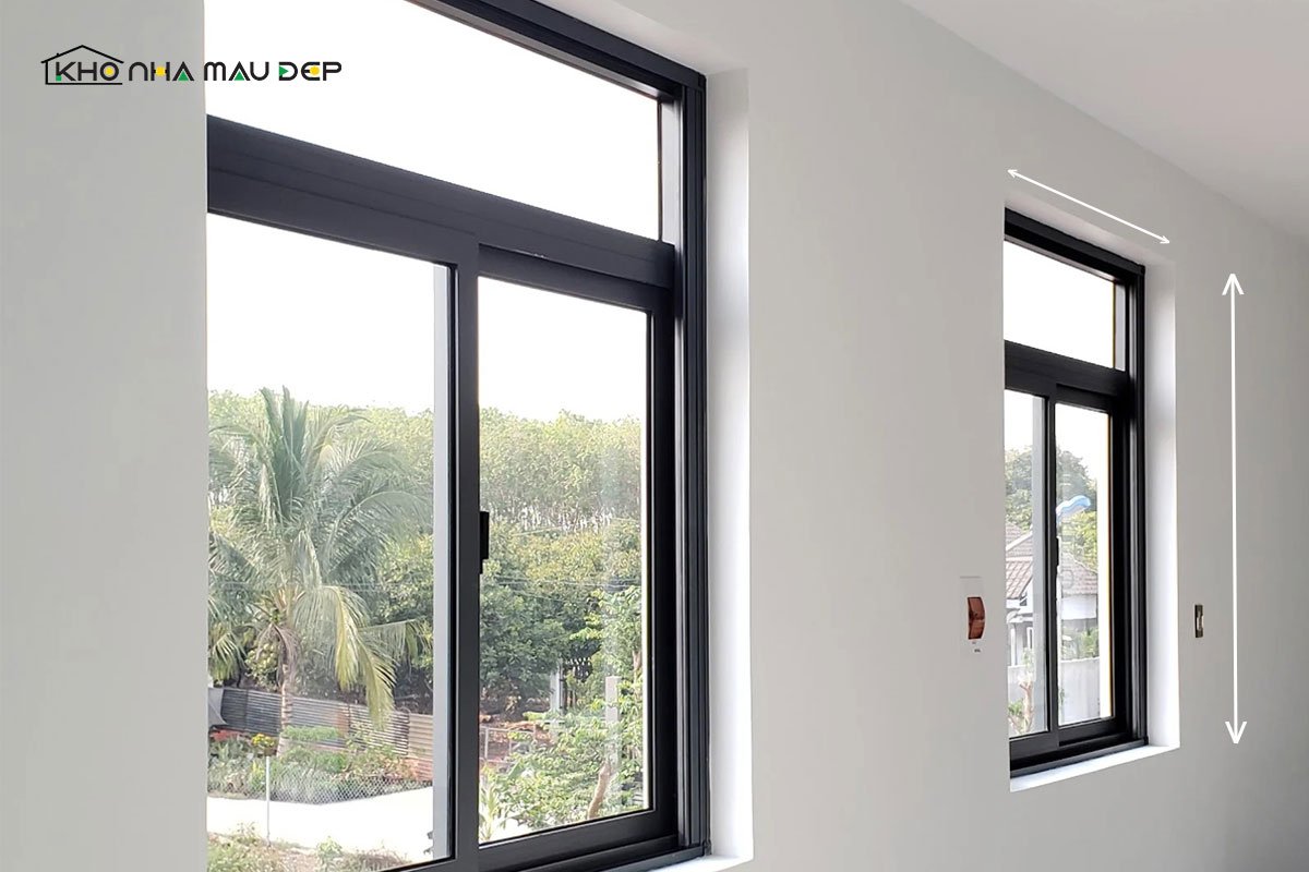 Kích thước cửa sổ 2 cánh chuẩn theo phong thuỷ nhà ở