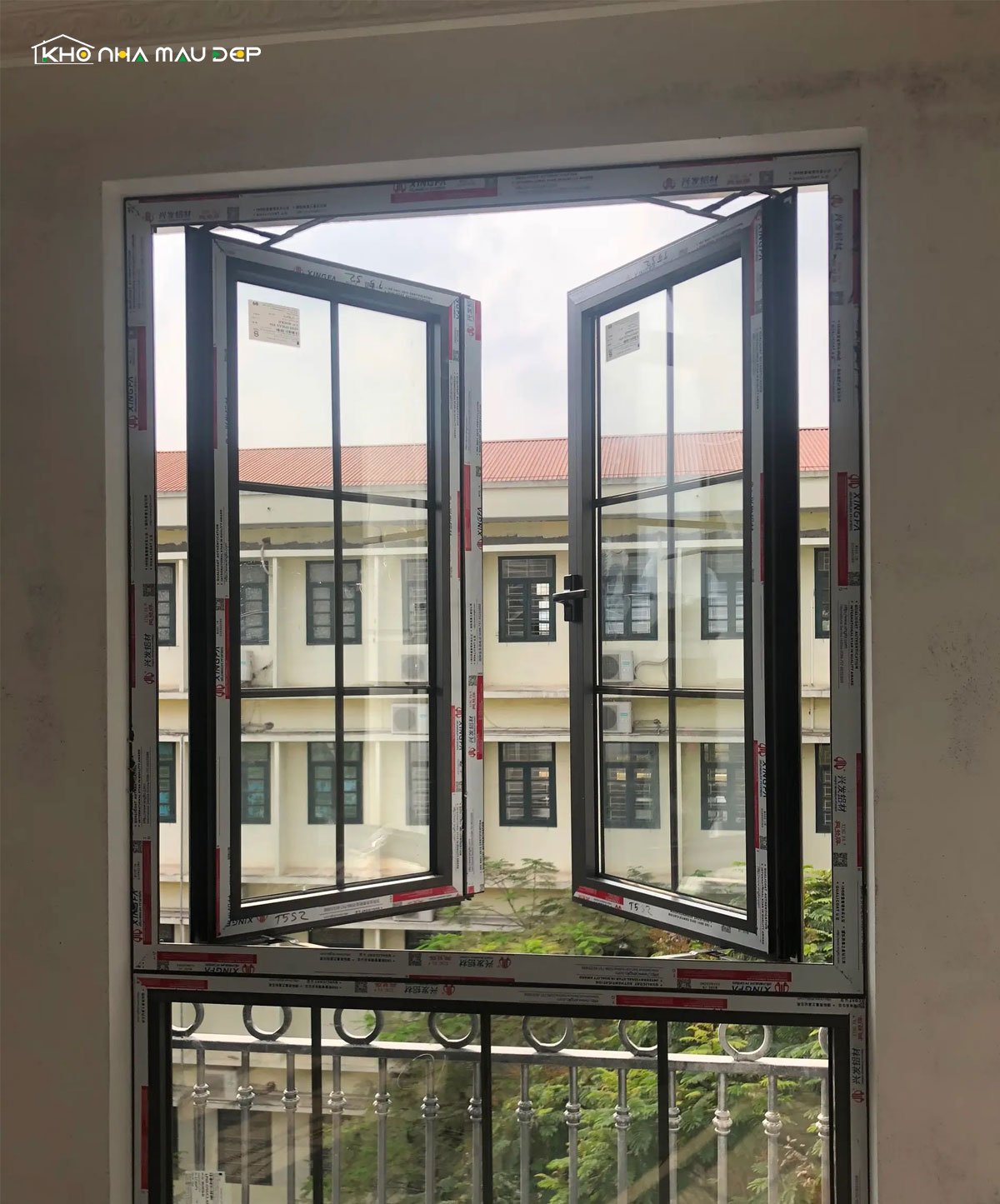 kích thước cửa sổ 2 cánh