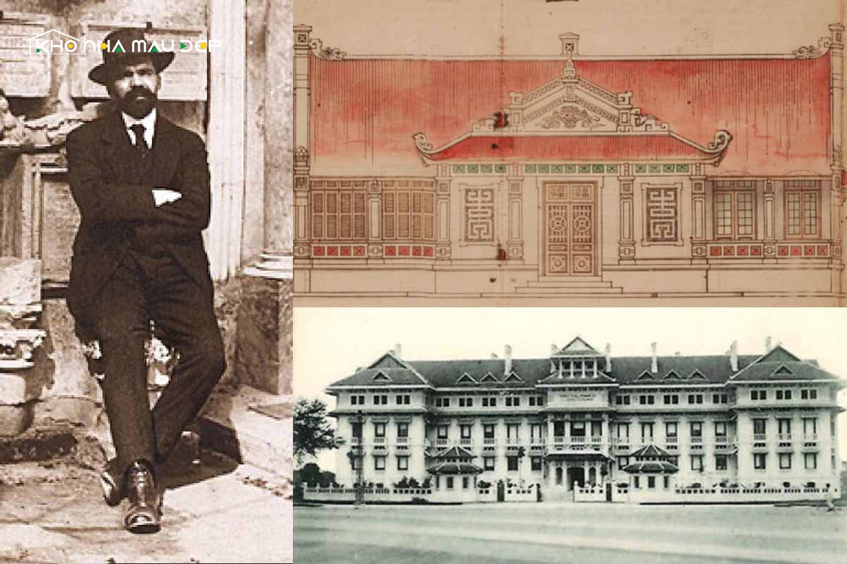 Kiến trúc sư Ernest Hébrard được biết đến là cha đẻ của nền kiến trúc Đông Dương