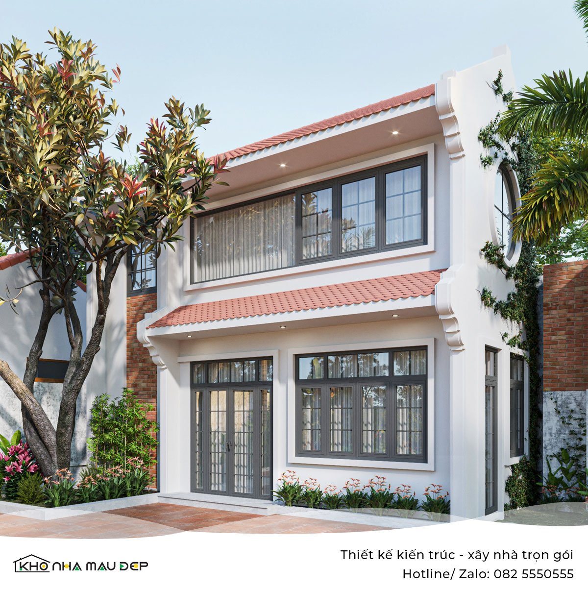 nhà 2 tầng 2 phòng ngủ 68m2