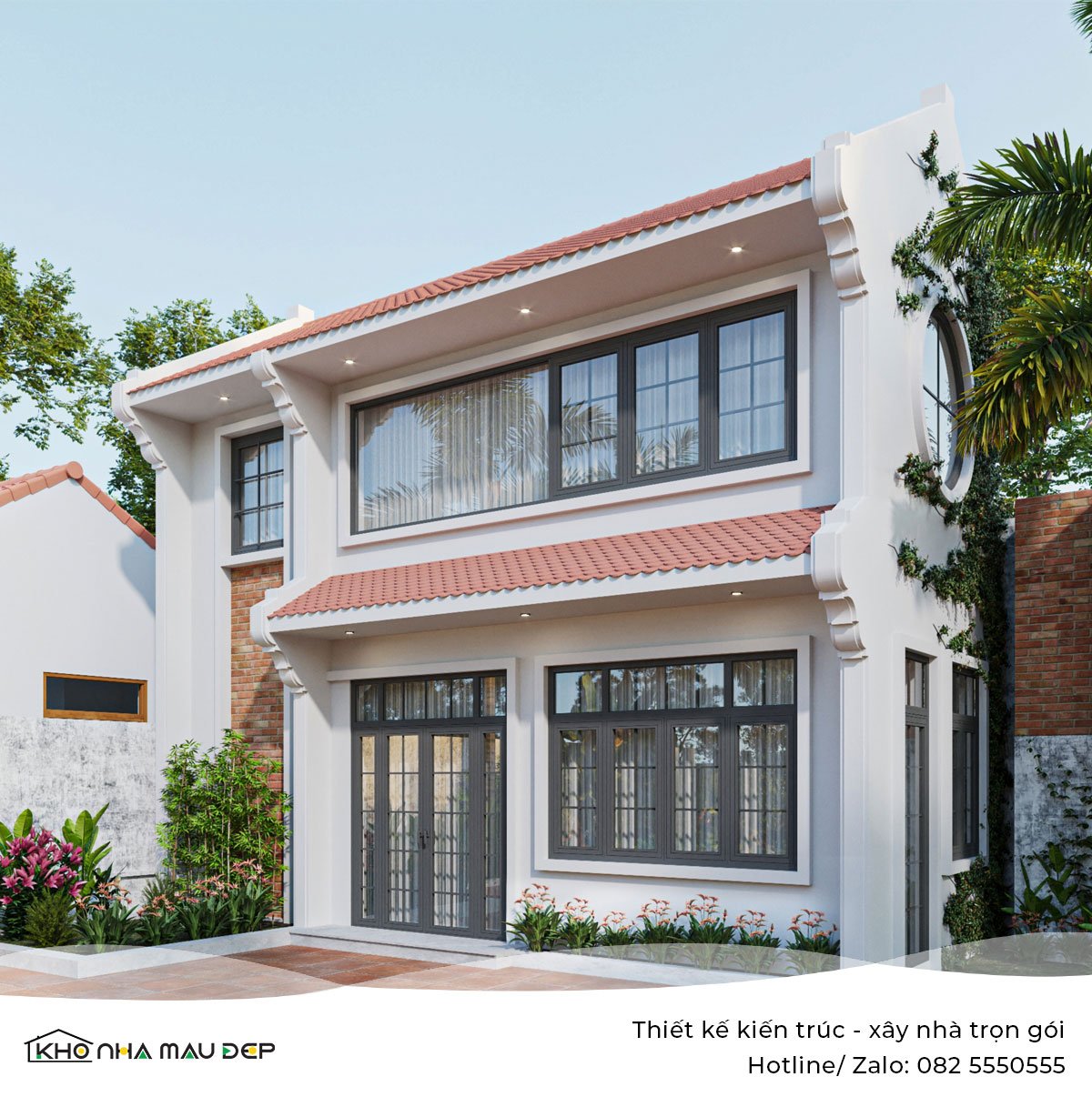 nhà 2 tầng 2 phòng ngủ 68m2