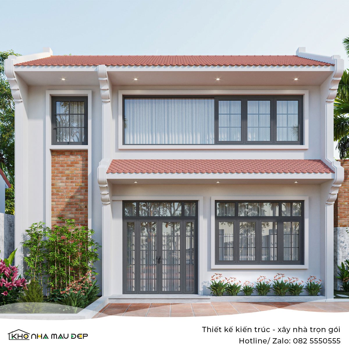 nhà 2 tầng 2 phòng ngủ 68m2