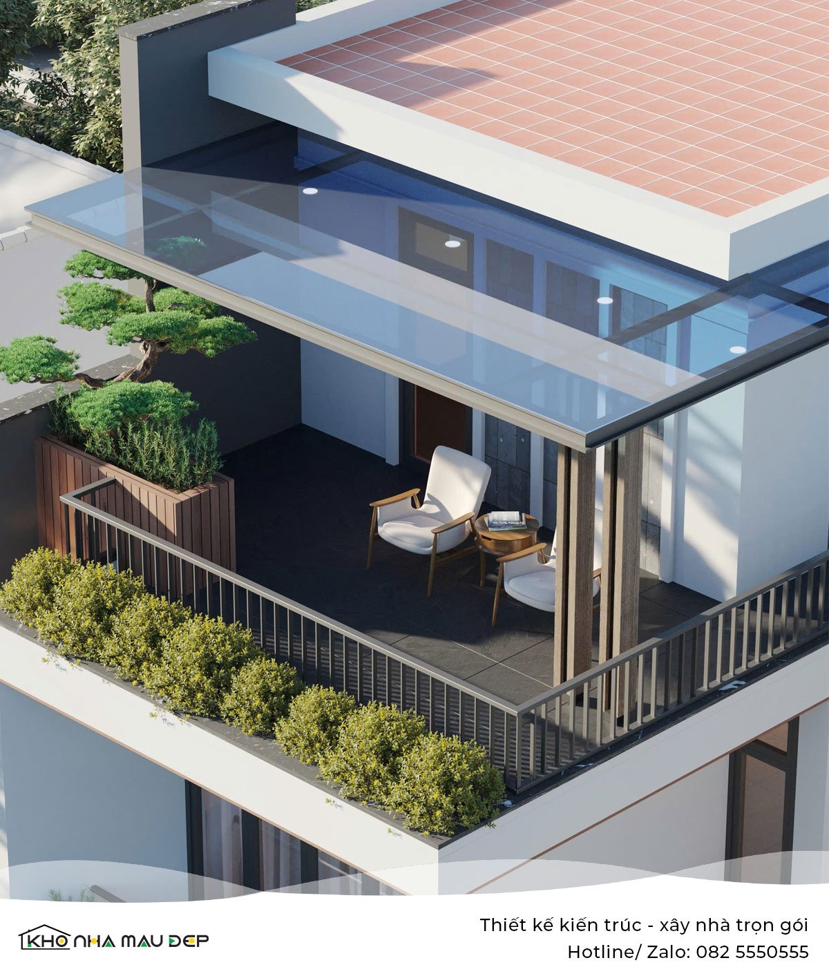 nhà phố 2 tầng 1 tum 3 phòng ngủ 210m2