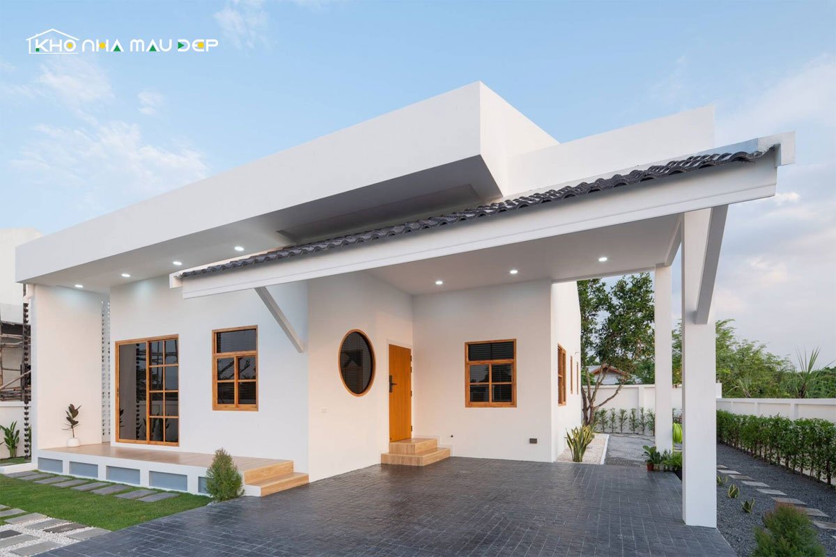 nhà cấp 4 chữ L