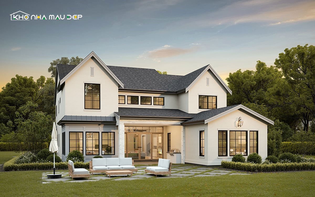 nhà cấp 4 chữ L