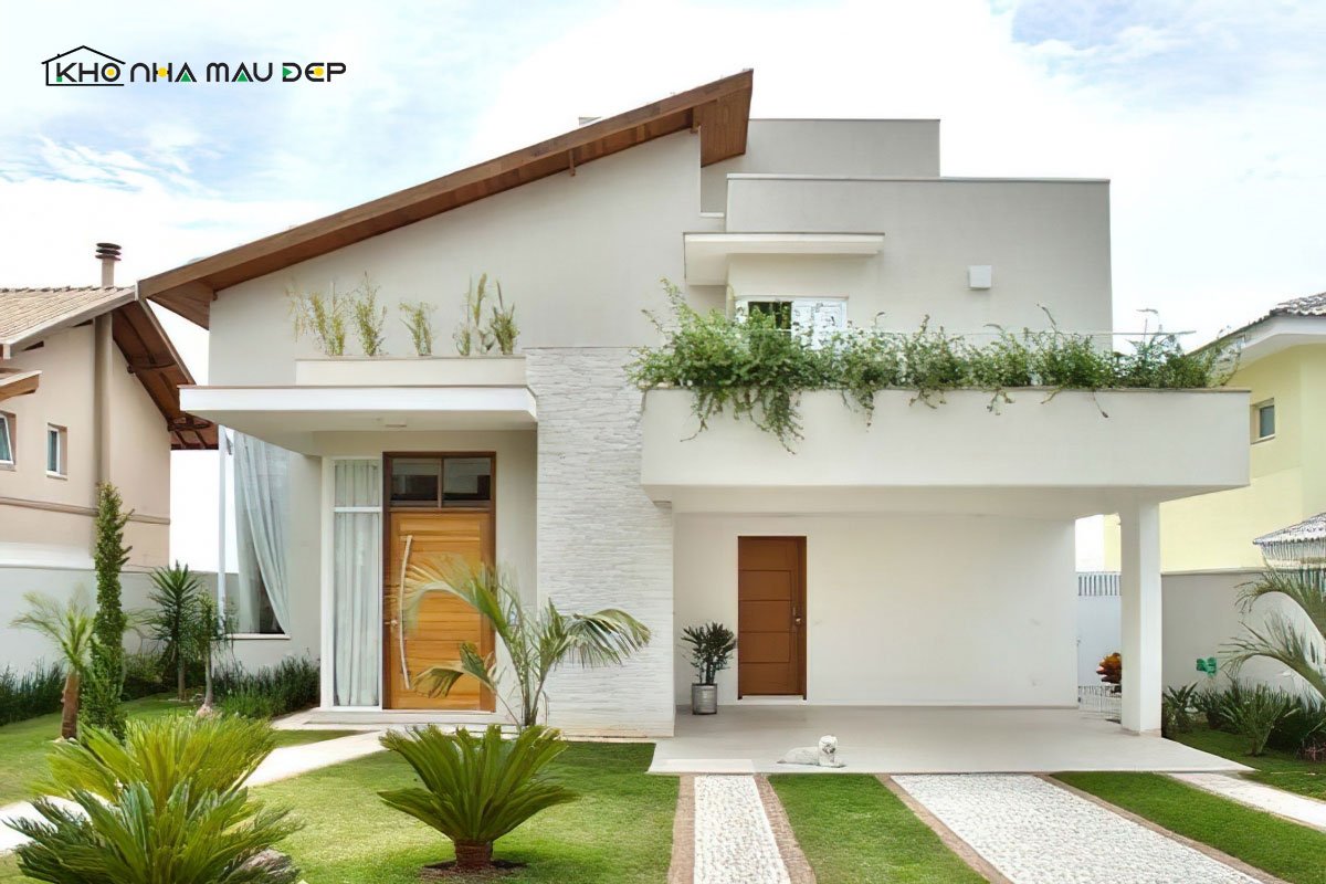 nhà cấp 4 chữ L