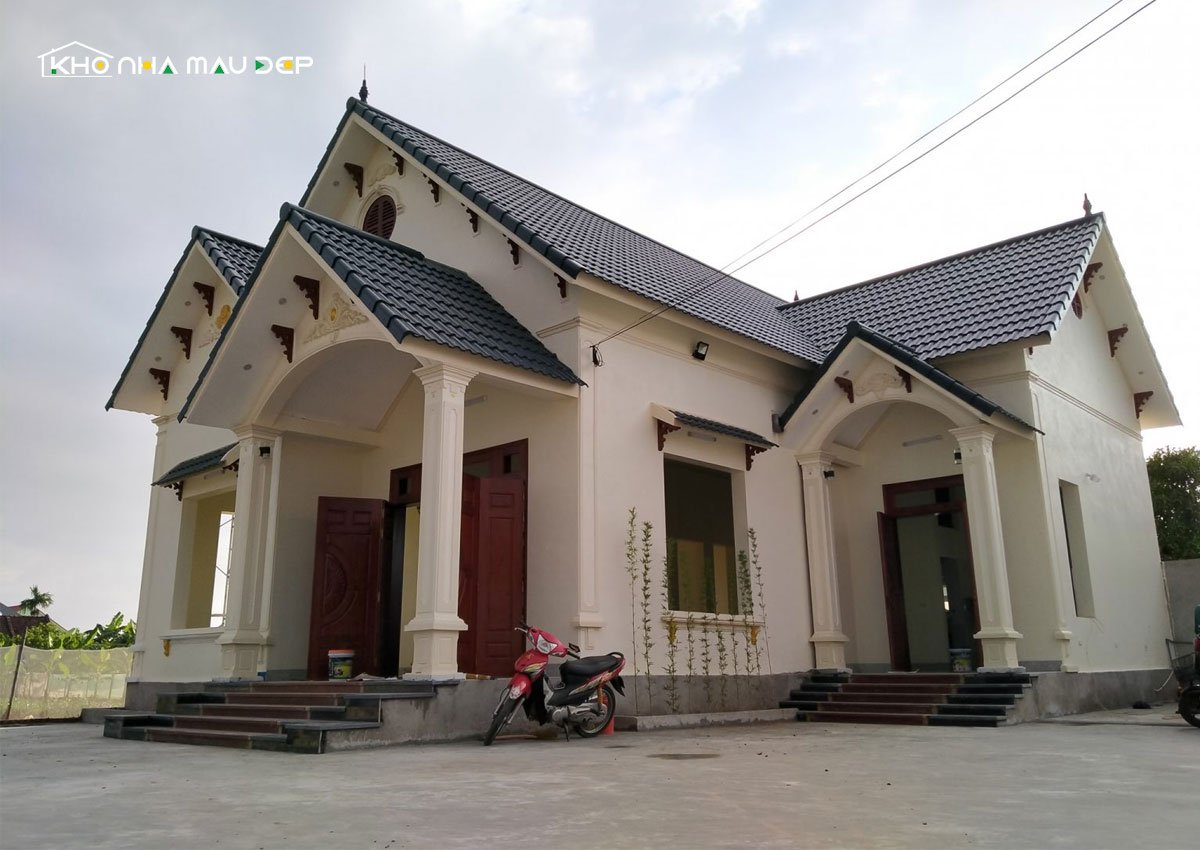 nhà cấp 4 chữ L