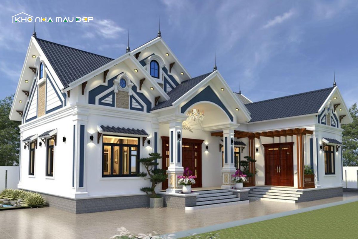 nhà cấp 4 chữ L