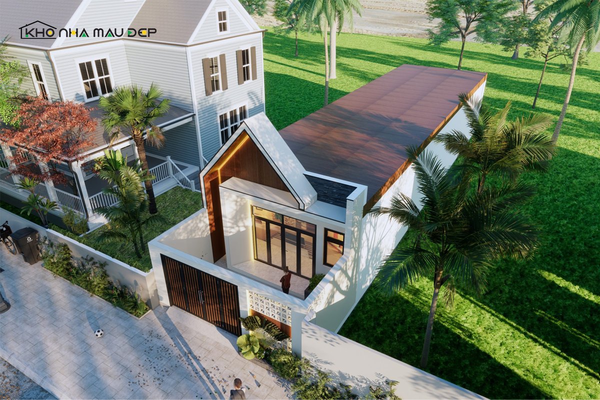 mẫu nhà ống 1 tầng đẹp