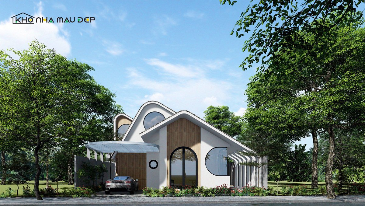 mẫu nhà ống 1 tầng đẹp