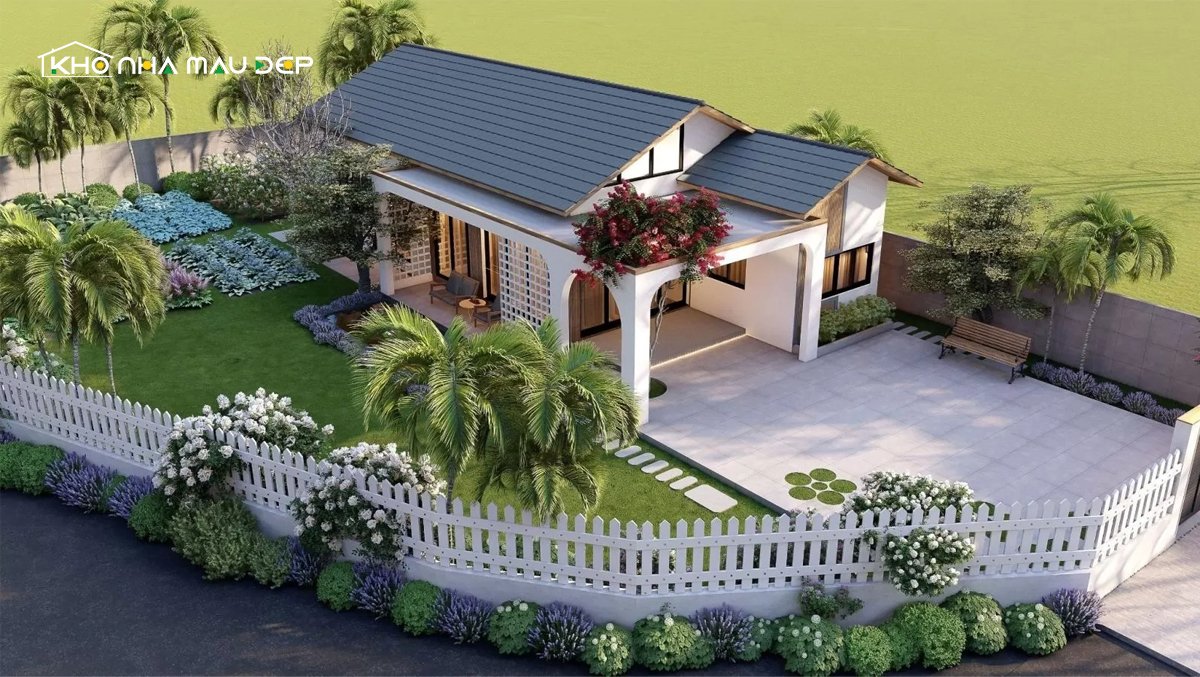 mẫu nhà ống 1 tầng đẹp