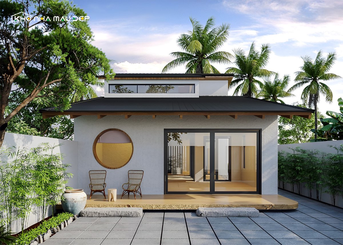 mẫu nhà ống 1 tầng đẹp