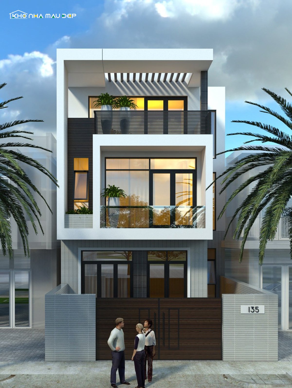 Đơn vị thiết kế và thi công mẫu nhà ống 3 tầng đẹp, uy tín 