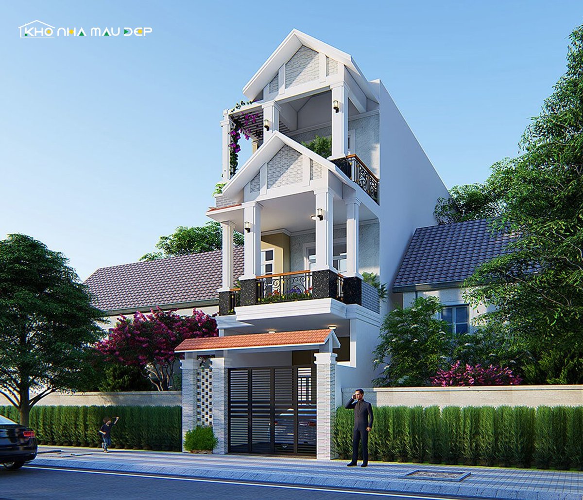 Phong thủy mẫu nhà ống 3 tầng đẹp