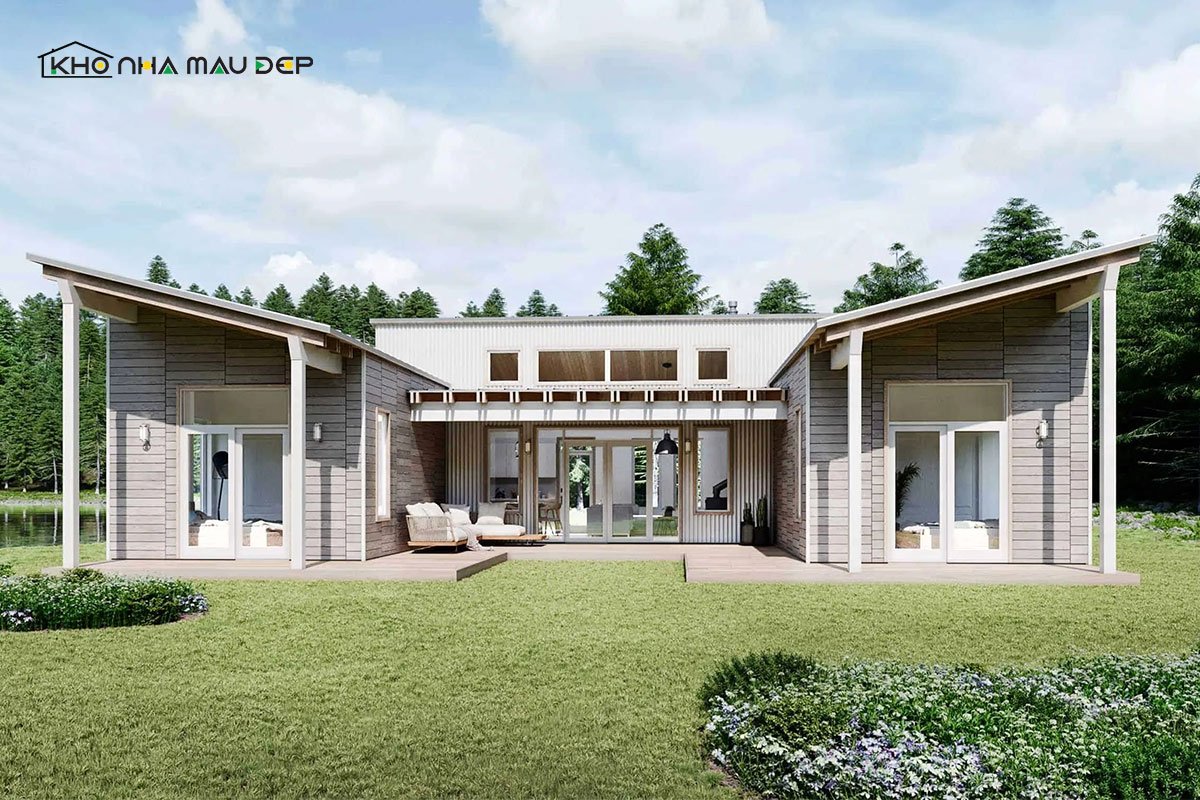 nhà cấp 4 chữ u