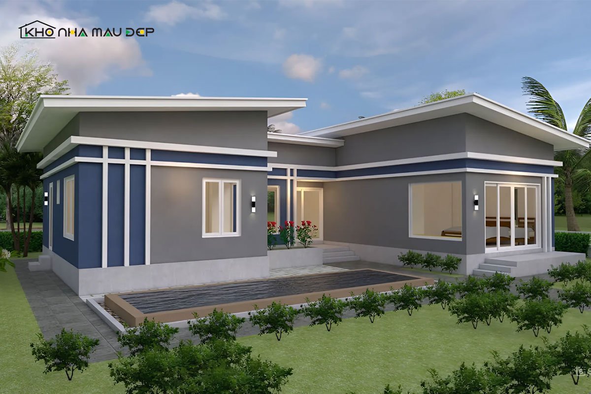 nhà cấp 4 chữ u