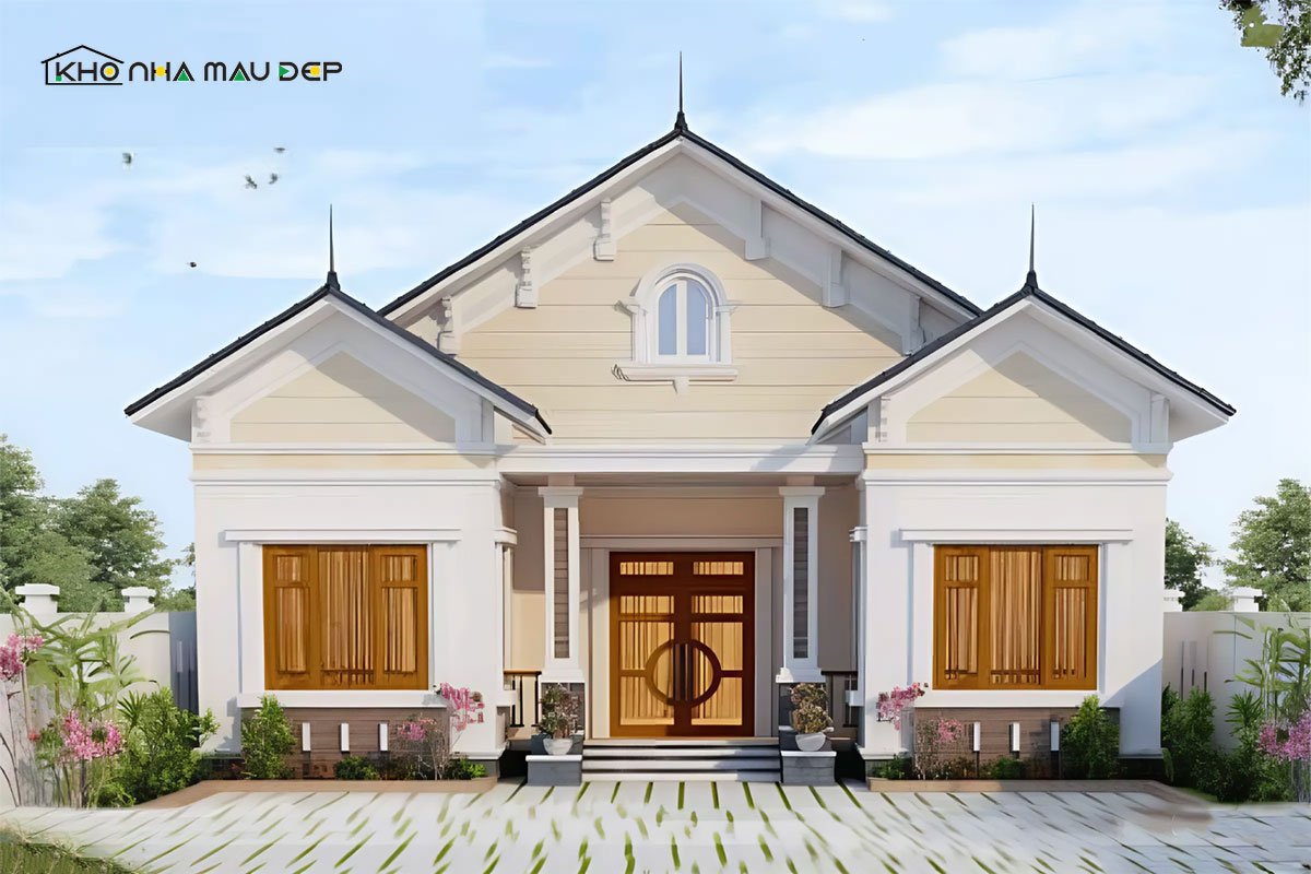 nhà cấp 4 chữ u