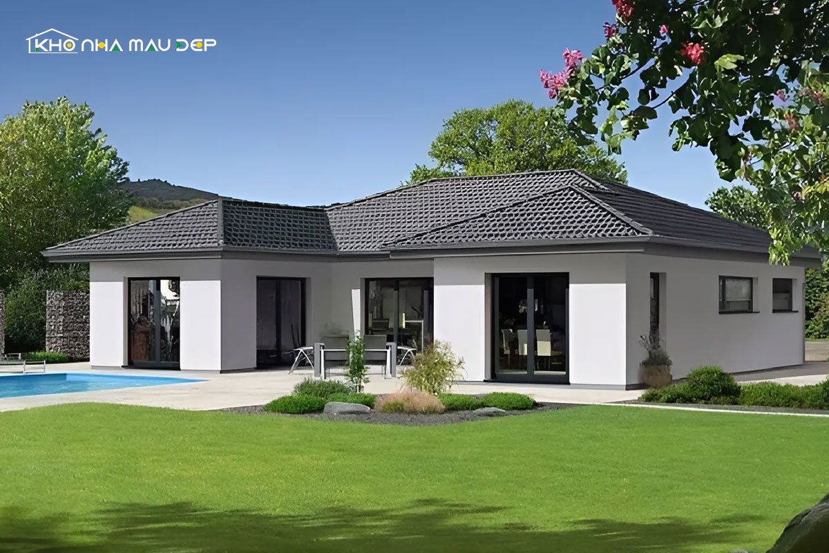 nhà cấp 4 chữ u