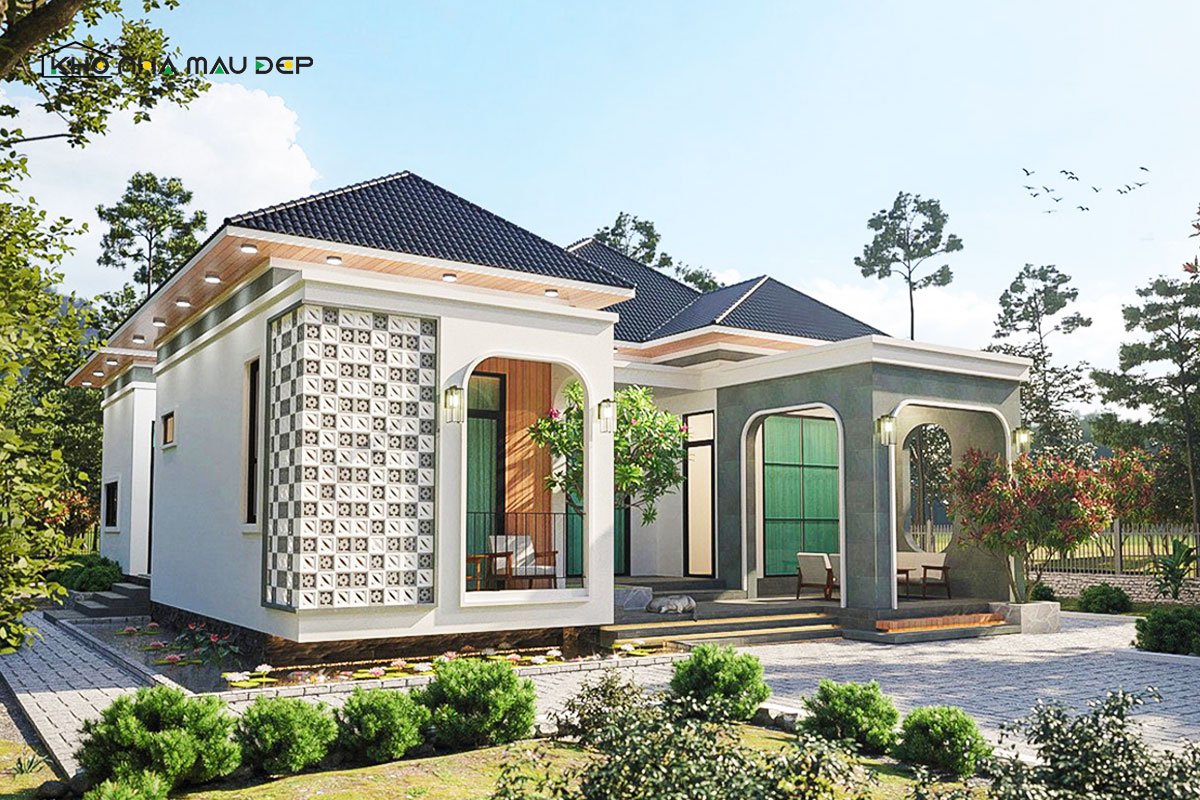 nhà cấp 4 chữ u