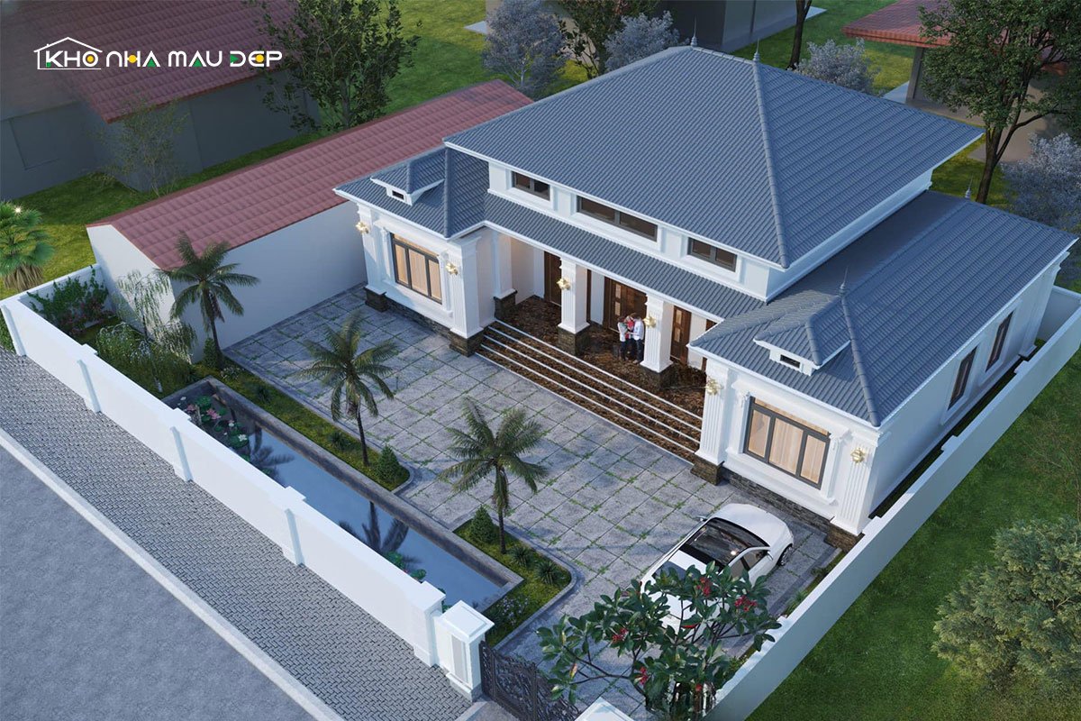 nhà cấp 4 chữ u