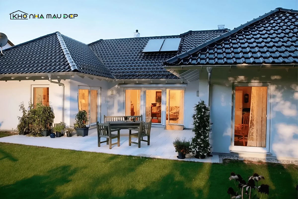 nhà cấp 4 chữ u