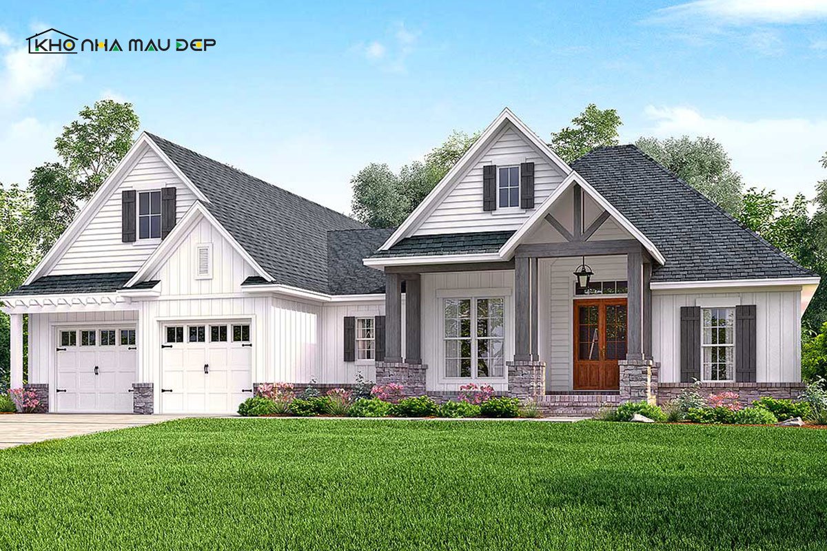 nhà cấp 4 chữ u