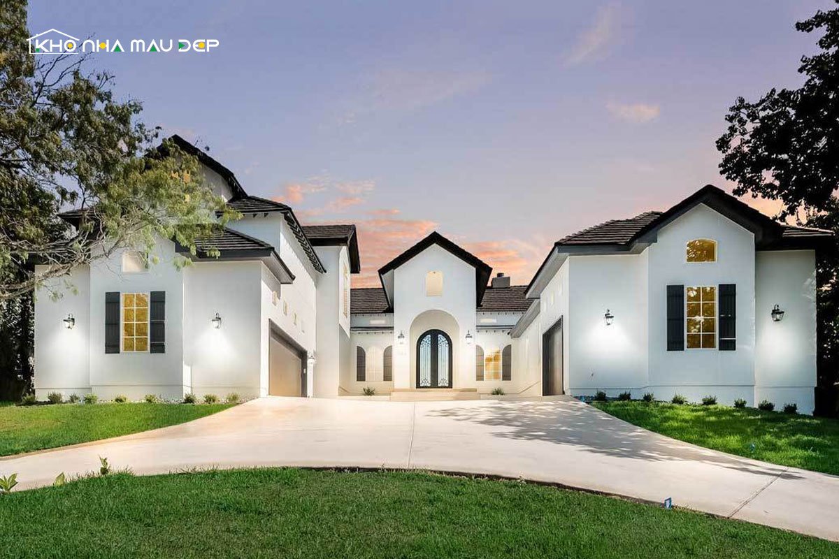 nhà cấp 4 chữ u