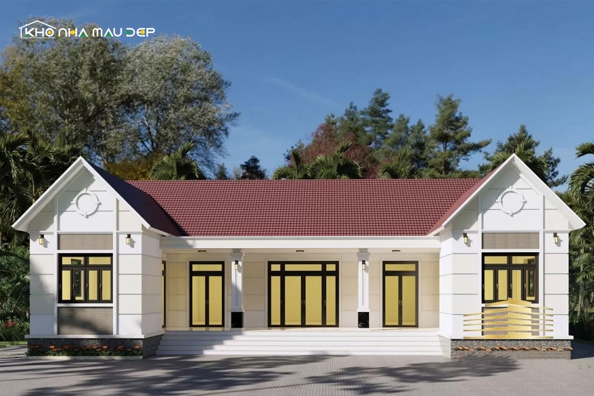 nhà cấp 4 chữ u