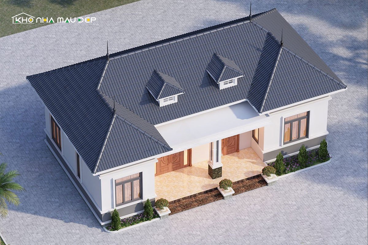 nhà cấp 4 chữ u