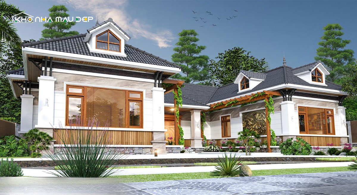 nhà cấp 4 chữ u