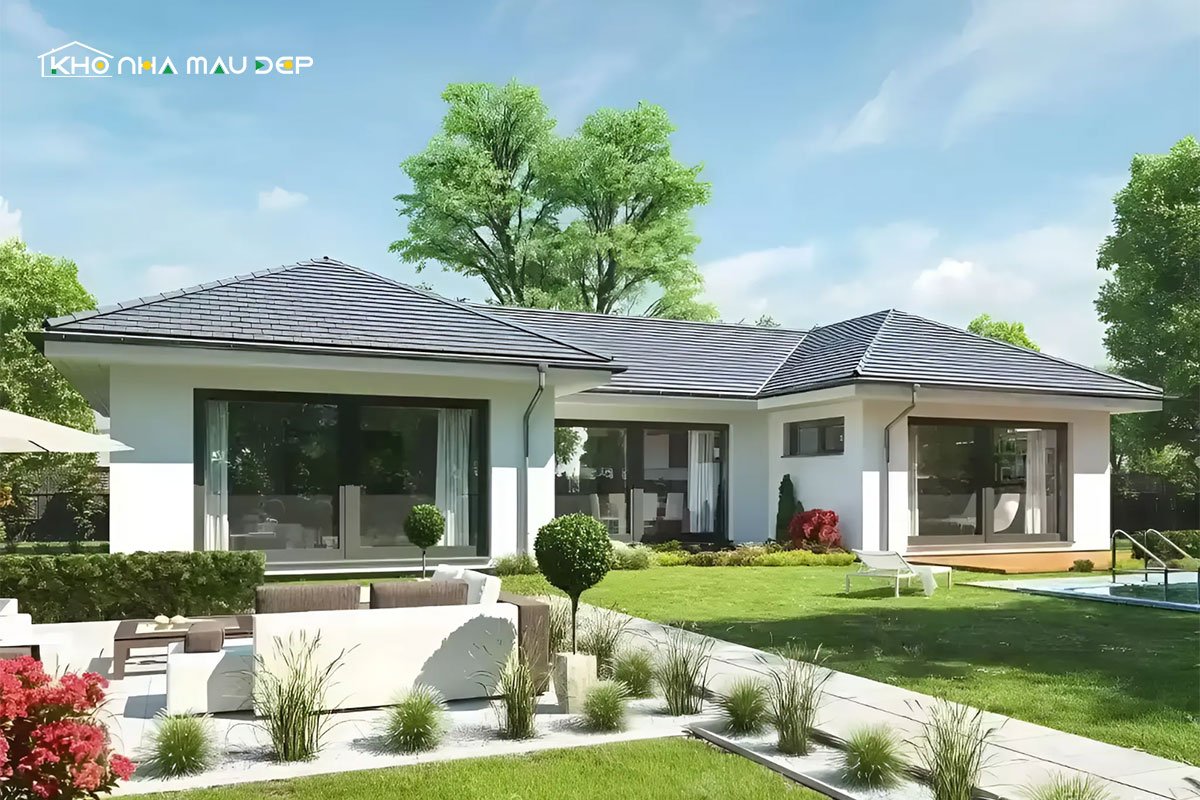 nhà cấp 4 chữ u