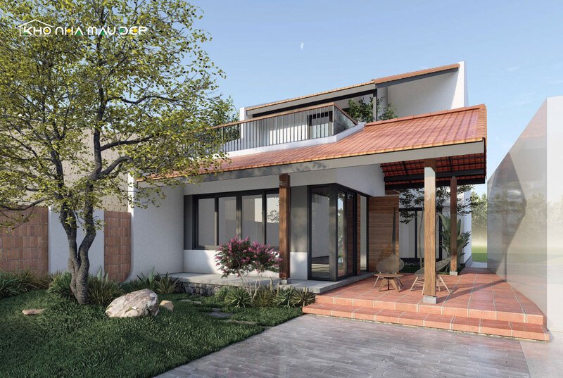 Nhà cấp 4 mái ngói truyền thống 