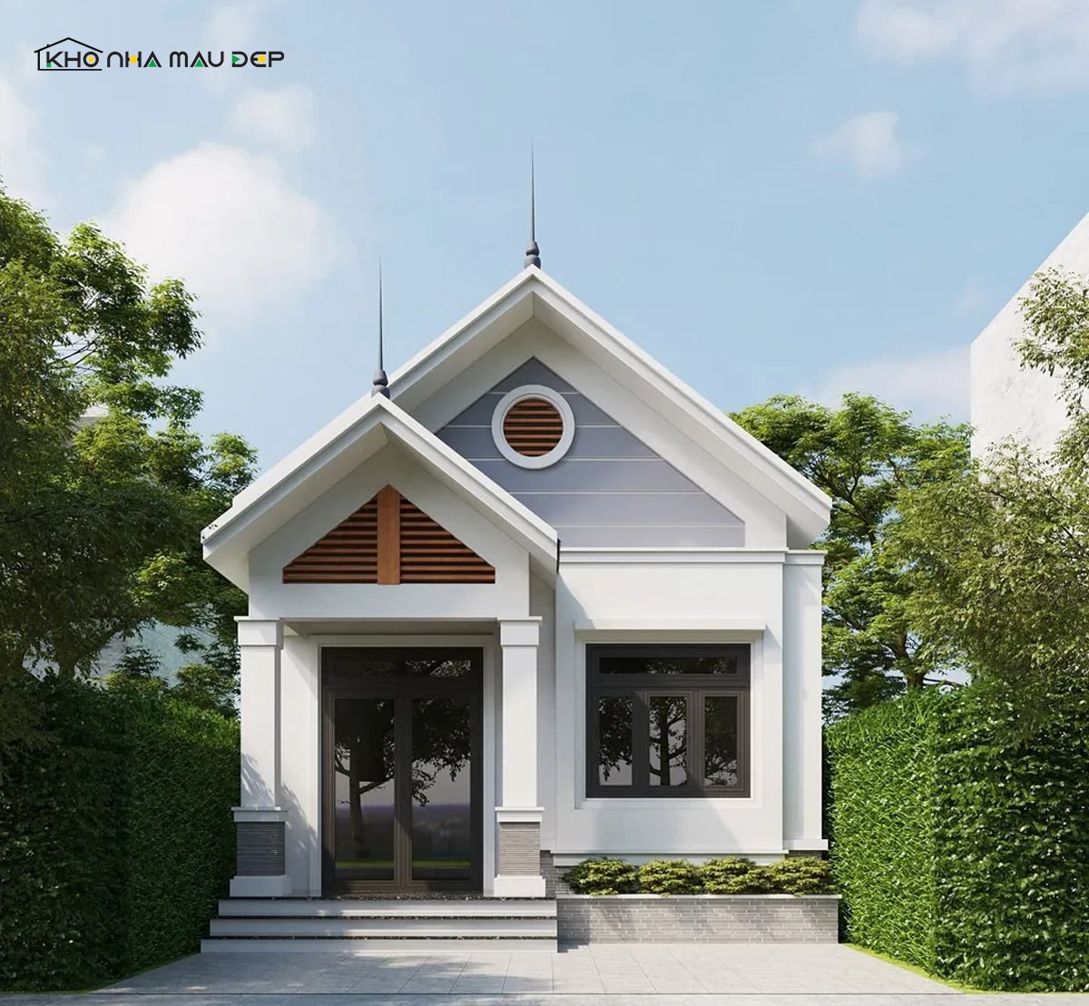 nhà cấp 4 mái thái