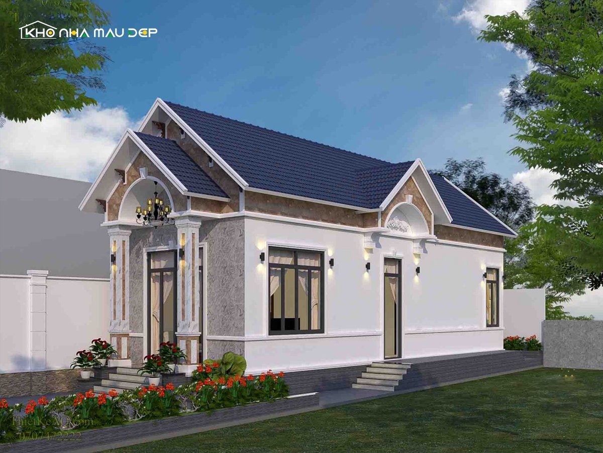 nhà cấp 4 mái thái