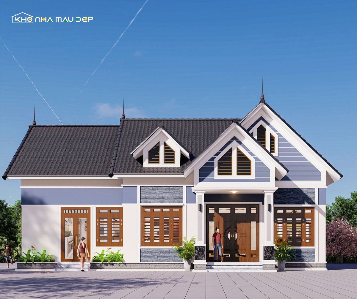 nhà cấp 4 mái thái